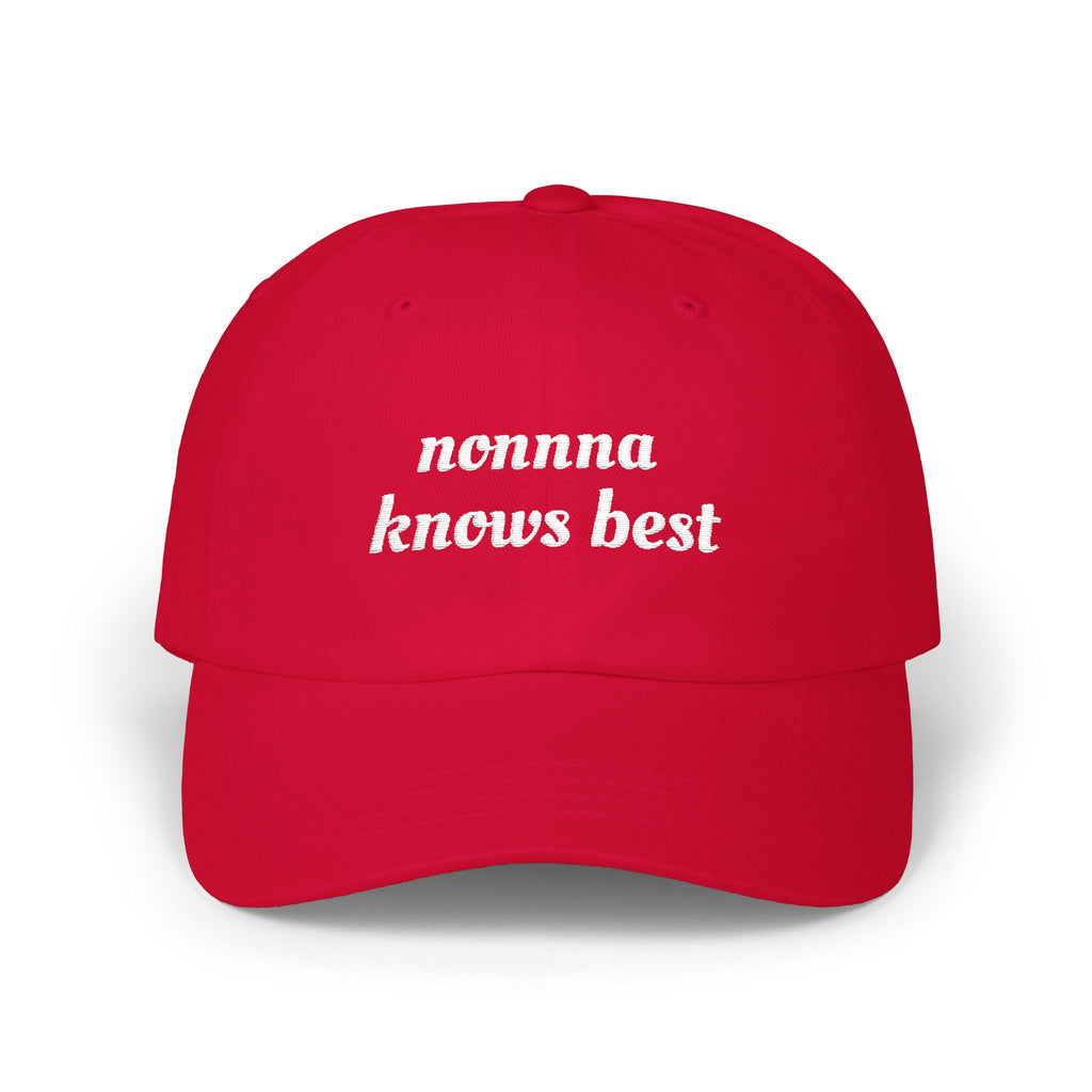 Nonna Knows Best Classic Dad Cap