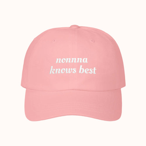 Nonna Knows Best Classic Dad Cap