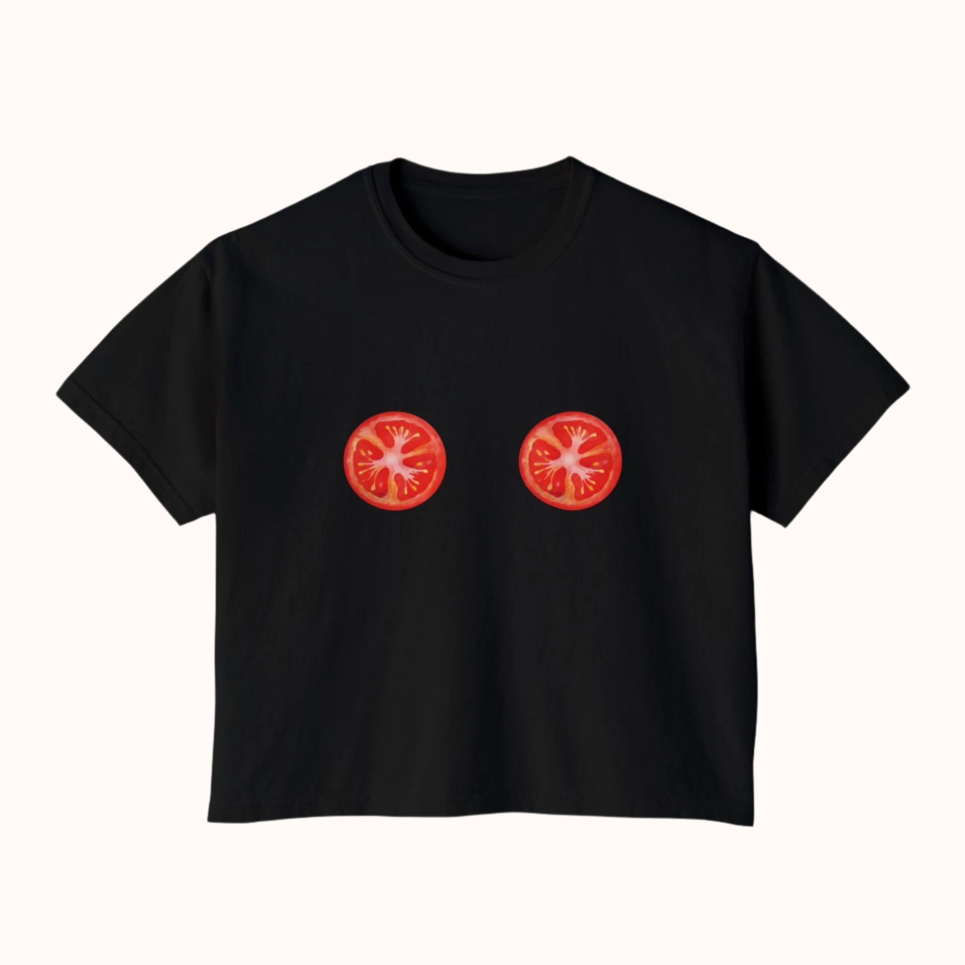 Tomato Tatas Boxy Tee