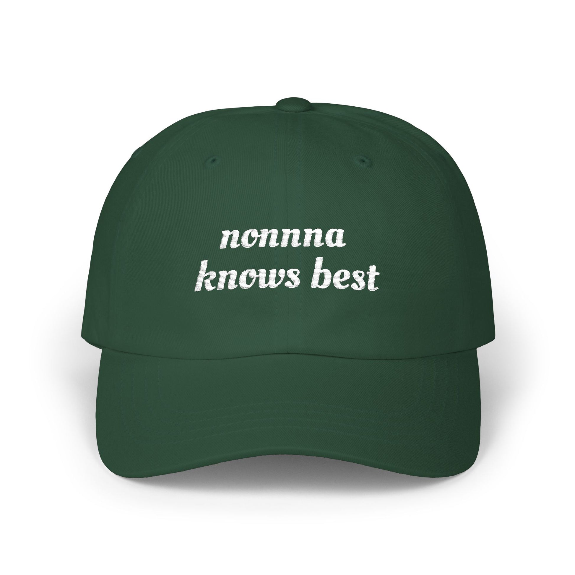 Nonna Knows Best Classic Dad Cap