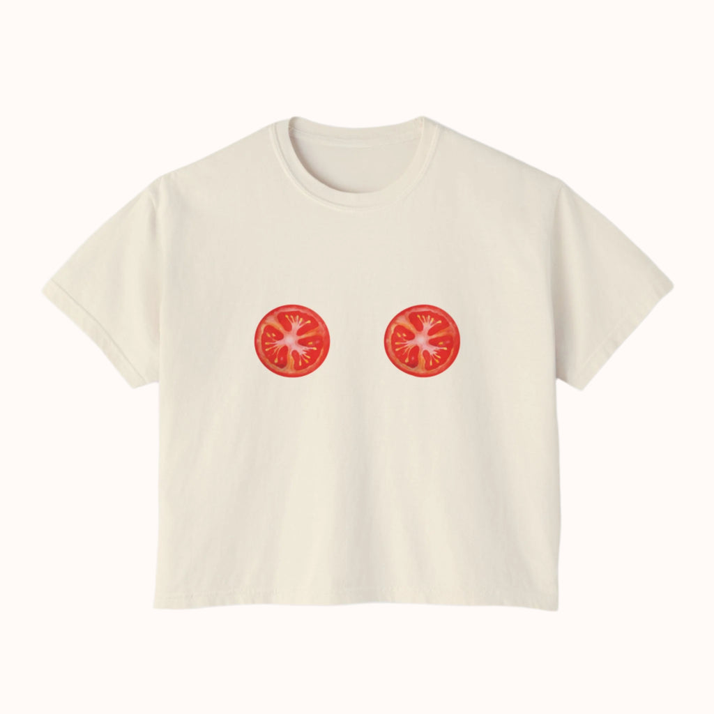 Tomato Tatas Boxy Tee
